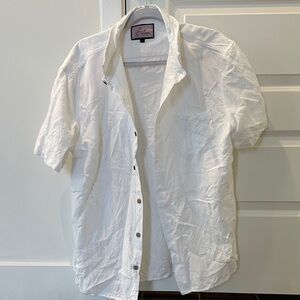 Billy Aloha White Casual Button Down Shirt